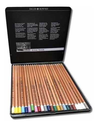 Imagen 1 de 2 de Lápiz Pastel Daler Rowney 24 Pzs
