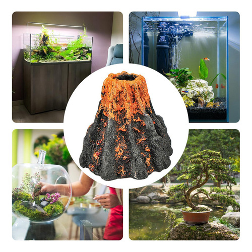 Volcán De Acuario Decoraciones Para Peceras Decoración De Ac