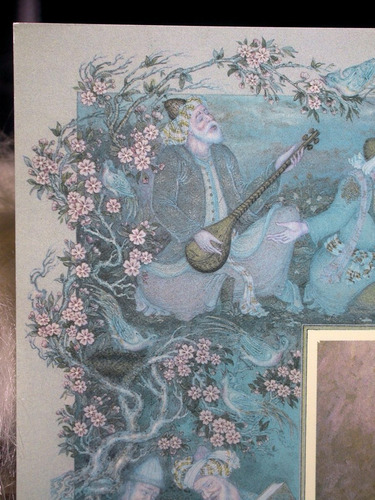 Reproducción De Miniatura Persa De Mansur Hosseini