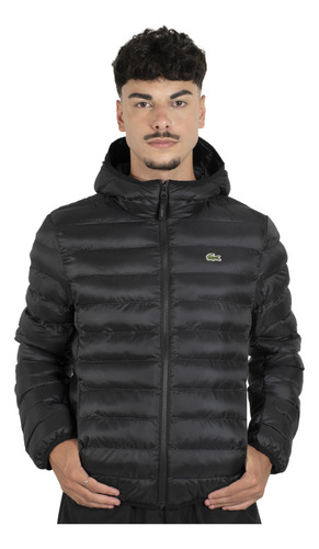 Campera Lacoste Blouson Hombre Moda Negro