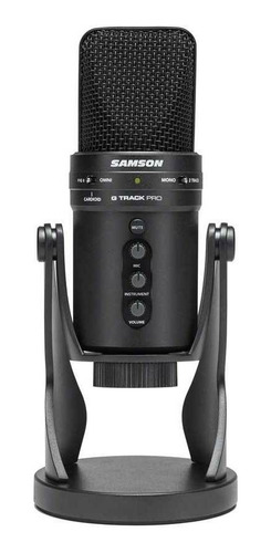 Microfone Condensador Interface Audio Usb Samson G-track Pro