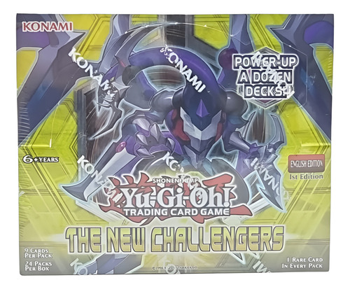 Caixa De Cartas Yugioh The New Challengers 1a Edição Booster