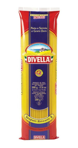 Fideos Divella Spaghetti - Italianos - Semola Trigo Duro