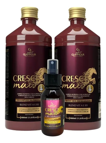 comprar Kit Capilar Cresce Mais Antiqueda Fortalece Restaura 1 Litro