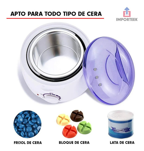 . Fundidor Calentador Cera Profesional Depilacion Electrico