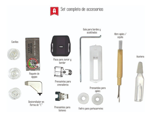 Imagen 9 de 9 de Máquina De Coser Doméstica Style 40 Alfa