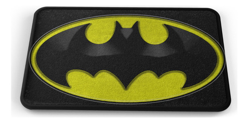 Tapete Dc Comic Batman Logotipo Baño Lavable 40x60cm   