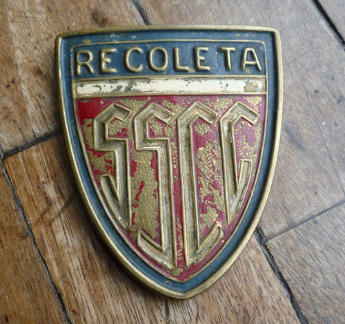 Colegio Recoleta Emblema Insignia Antiguo Coleccion 6618swt
