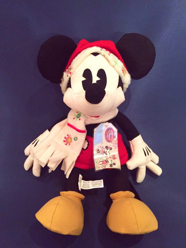Imagen 1 de 1 de Disney Mickey Mouse Peluche De Navidad Importado De Usa