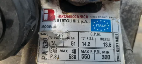 Bomba Bertolini Pa 530 (Usado)
