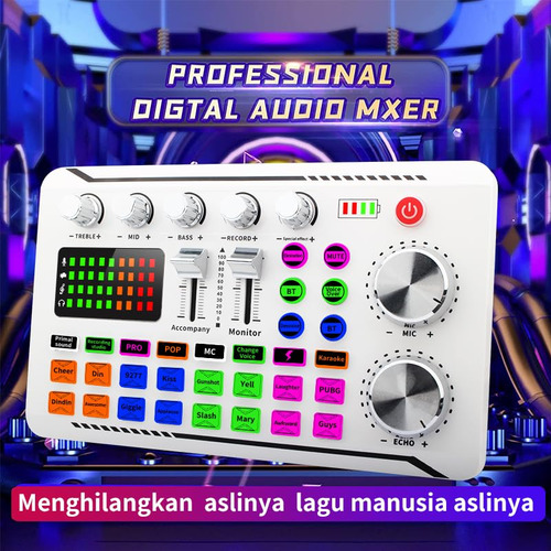Paquete De Equipo De Podcast F998 Con Interfaz De Audio, Cha