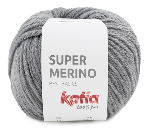 Lana Super Merino De Katia 50 % Merino 50 % Acrilico 100 Grs