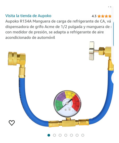 Aupoko  Manguera De Carga De Refrigeración 