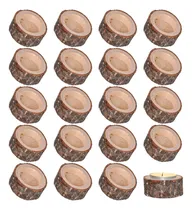 Comprar Portavelas De Madera Velas De Té: 20 Portavelas De Vel...