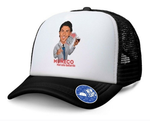 Gorra Trucker Muñeco Gallardo River Millonarios #gallardo Nc