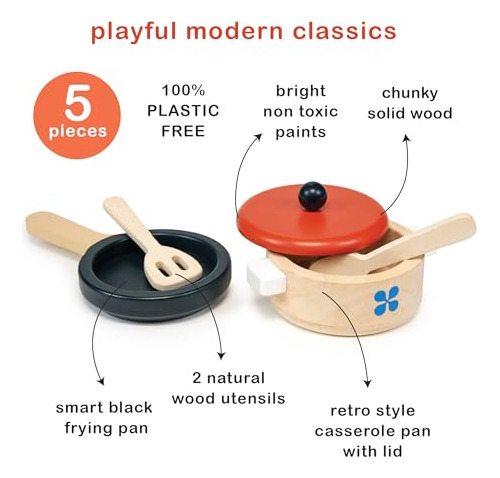 Juego De Cacerolas Mentari Toys, Juego De Ollas Y Sartenes D