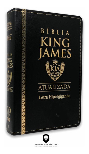 Bíblia Letra Grande King James Atualizada Kja Luxo Preta