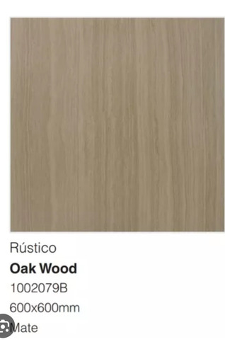 Ov Porcelanato Oak Wood Rustico Beige 60x60 Rest 1002079b