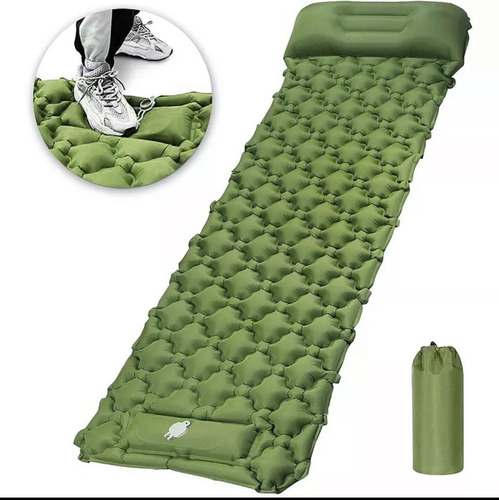 Colchoneta Inflable Plegable Outdoor Camping Trekking 