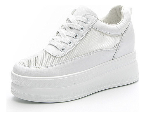 Zapatos De Mujer Blancos De Altura Interior 9 Cm 2024