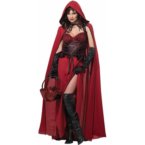 Disfraz Para Mujer Caperucita Roja Talla S Halloween