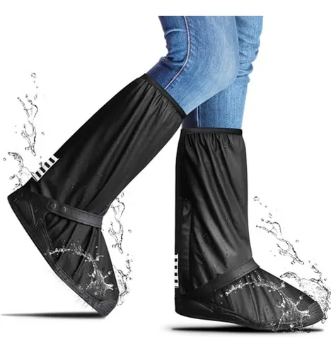 Cubrezapatos Impermeables Desoto Premium Con Cremallera Y Re