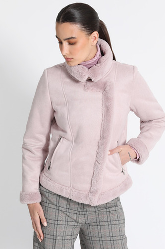 Chaqueta Aviador Rosa Liola