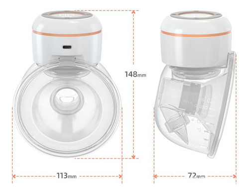 Extractor De Leche Eléctrico Portátil 4 Modos 12 Niveles