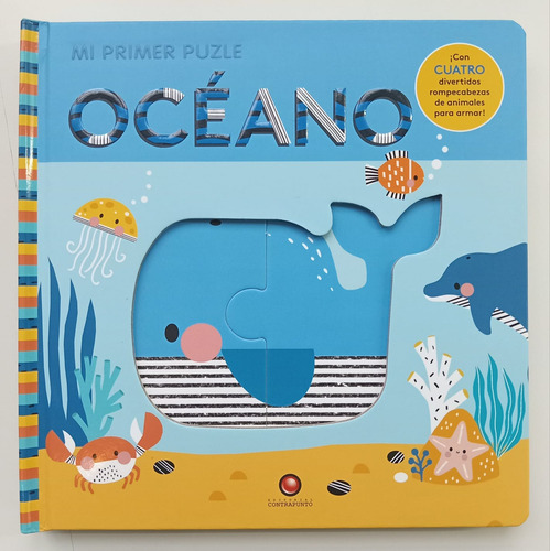 Libro Mi Primer Puzle - Oceano, De Rebecca Weerasekera. Editorial Contrapunto, Tapa Dura, Edición 1 En Español, 2023