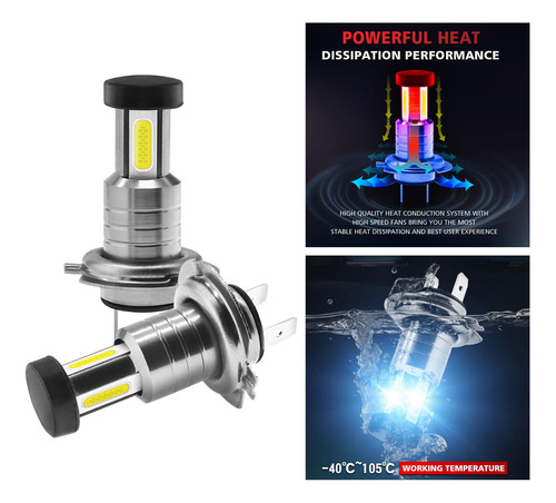 1 Par De Bombillas Led Compatible Con Faros Delanteros