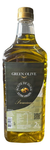 Aceite de oliva extra virgen green olive premium 2 L