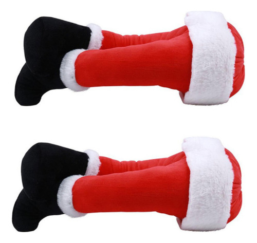 Patas De Elfo De Papá Noel - Decoraciones De Papá Noel, 2 Un