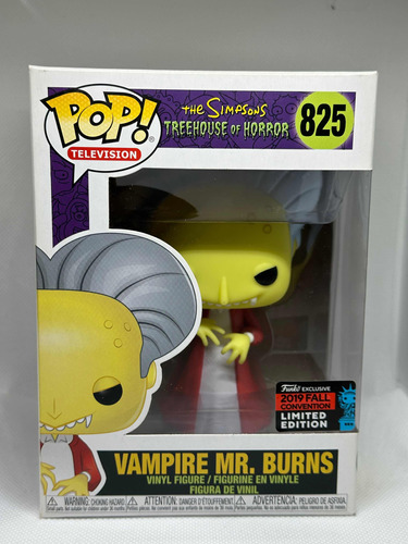 Funko Pop Vampire Mr. Burns The Simpsons