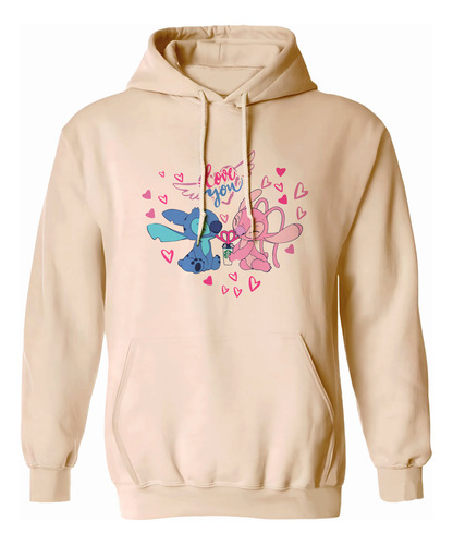 Sudadera Un Momento Especial A Tu Lado Stich Y Angel