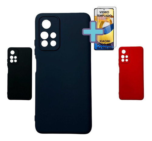 Protectror Funda Xiaomi Poco M4 - M4 Pro 5g Mas Vidrio