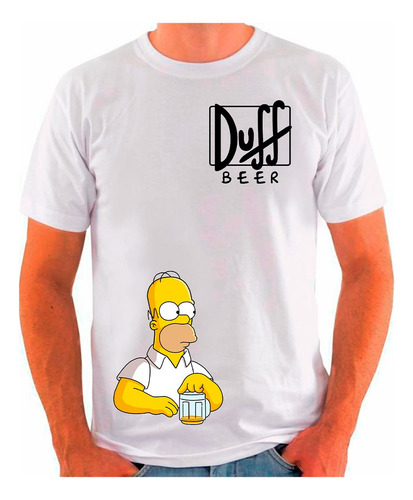Playera Homero Duff Cerveza Caballero