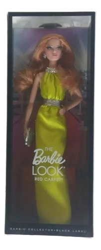 Mattel Barbie Doll The Look Red Carpet Vestido Verde Doll (Usado)