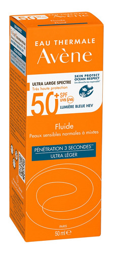 Protector Solar Facial Avène Fluide Fps50+ 50ml