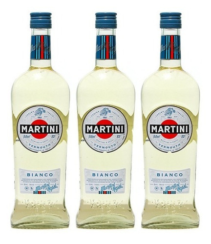 Vermouth Martini Bianco 750cc 3 Unidades