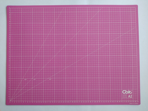 Tabla De Corte A2 - Cutting Mat A2 -base De Corte A2 Rosado 