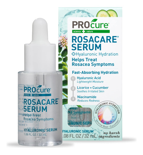 Procure Rosacare - Suero Facial Ultrahidratante Para Roscea 