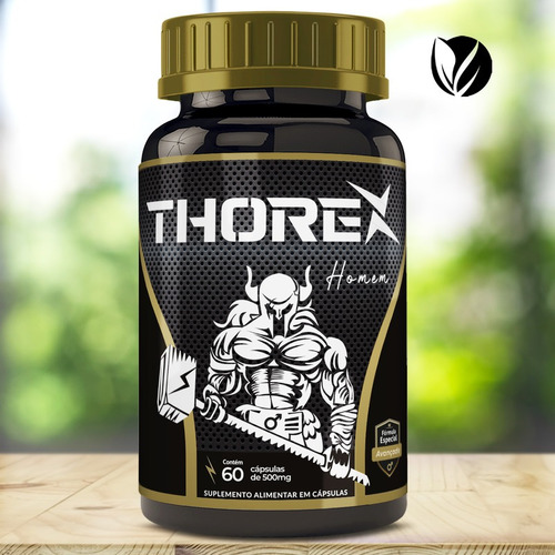 Imagem 3 de 4 de Kit 3 Thorex Homem Potente Estimulante Masculino 500mg 60cps