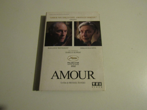 Pelicula Amour Dvd Original 2012 Impecable.