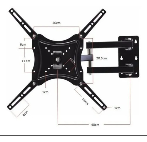 Base Soporte Para Tv De 14 Hasta 55 Pulgadas 50kg Brazo Tv