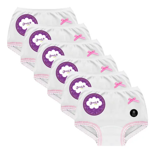 Pantaletas para niñas por docena hotsell