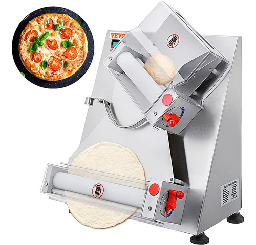 Rodillo Comercial Vevor Masa Pizza 11.8  Pasta 370w Bagc