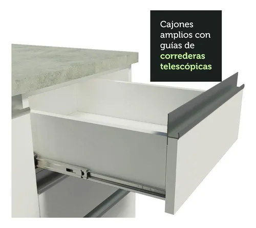Armario De Cocina Compacta 150cm Glamy Madesa 02