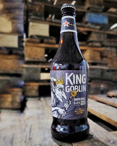 Cerveja King Goblin Imperial Ruby Beer, Garrafa 500ml