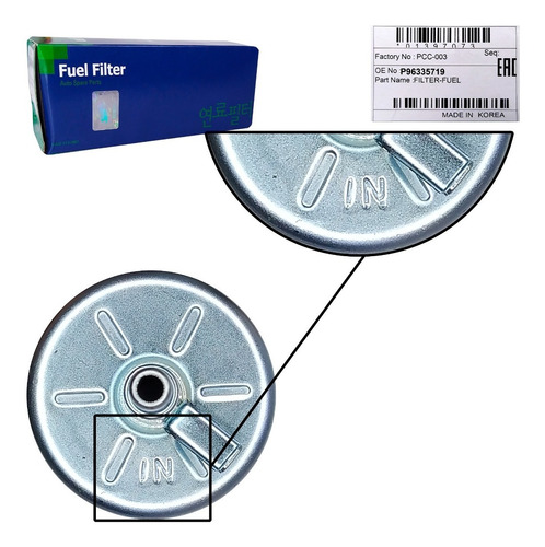 Imagen 7 de 8 de Filtro Gasolina Aveo Optra Spark Epica Astra Corsa Confort