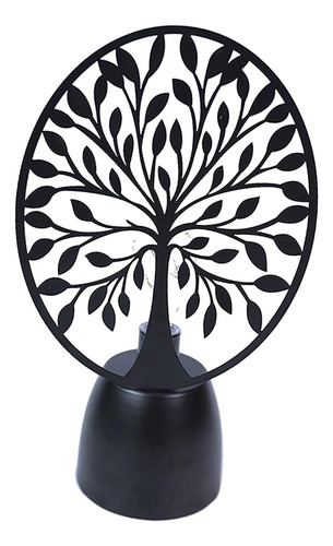 Lámpara De Mesa Con Luz Nocturna De Hierro, Decoración De